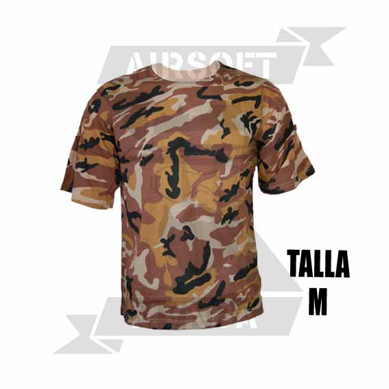 CAMISETA MANGA CORTA CAMO DESIERTO (M)