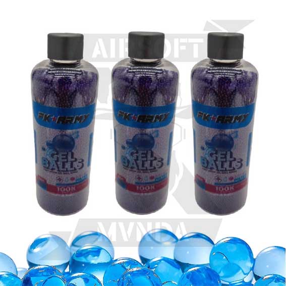 BOTE 100 MIL BOLAS DE GEL SUAVES