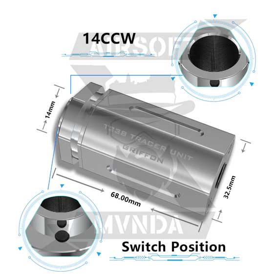 TRAZADOR GRIFFON T238 CROMADO - Imagen 3