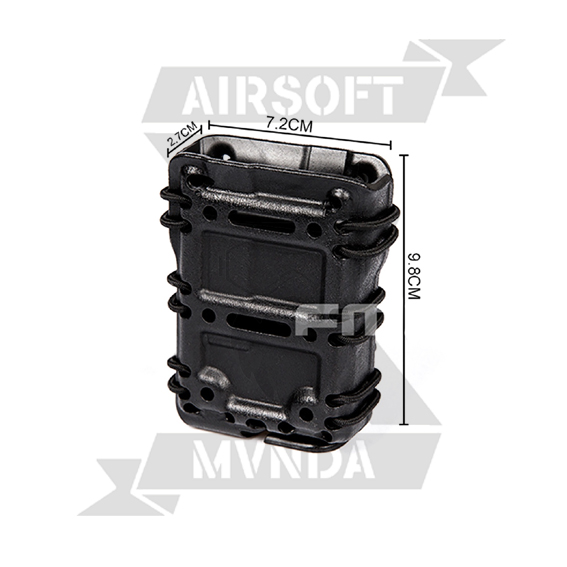 PORTA CARGADOR RIGIDO M4 SCORPION FMA NEGRO - Imagen 5