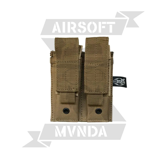 POUCH PORTACARGADOR PISTOLA DOBLE MAX MOLLE TAN