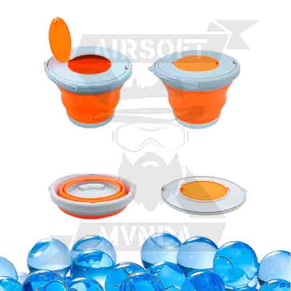 CUBO MUNICION GEL BALL NARANAJA - Imagen 2