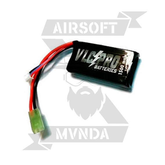 BATERIA VLC-PRO LIPO 7.4V 1500MAH 20C1STICK 