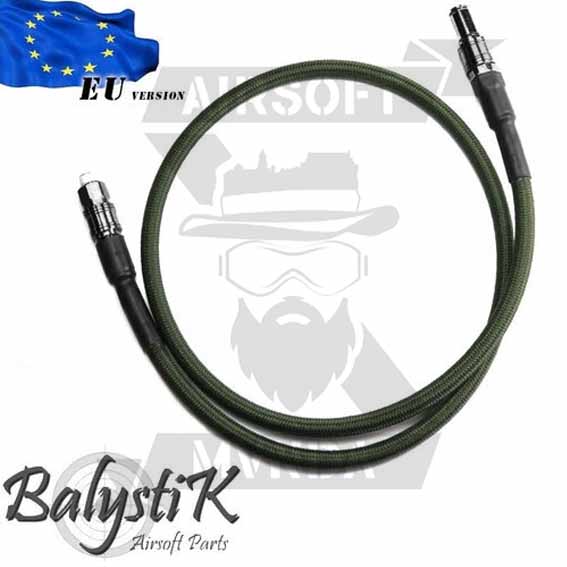 LINEA HPA BALYSTIK EU VERDE OLIVA + TETINA MACHO EU + ACOPLADOR 1/8 NPT MACHO EU