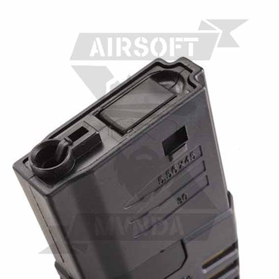 CARGADOR M4/M16 ARES AMOEBA 300BB HI-CAP AEG NEGRO - Imagen 6