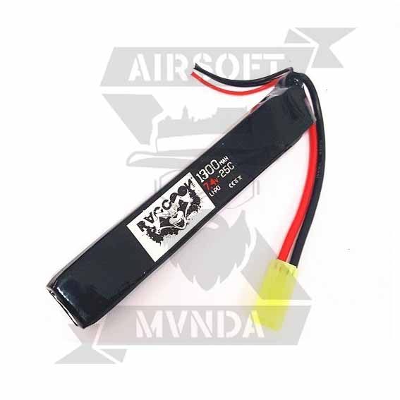 BATERIA RACCOON 7,4V 1300MAH 25C Stick
