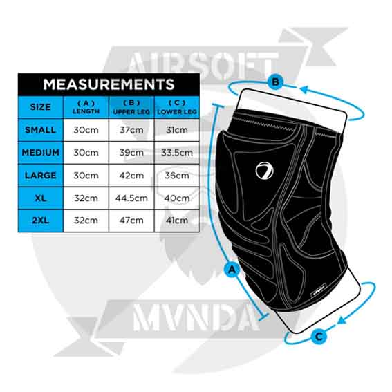 RODILLERAS DYE PERFORMANCE NEGRA/GRIS  (L) - Imagen 3