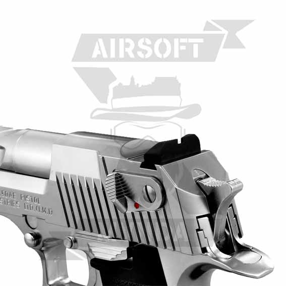 PISTOLA TOKIO MARUI DESERT EAGLE .50 AE GAS PLATA - Imagen 4