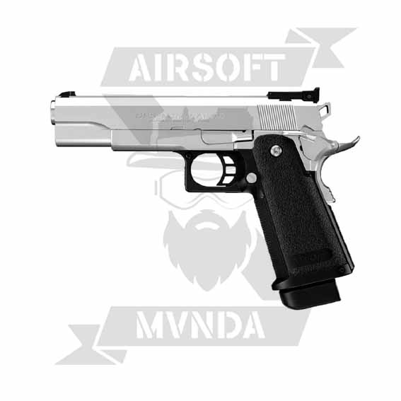 PISTOLA TOKIO MARUI HI-CAPA 5.1 GAS BLOWBACK NEGRA/PLATA