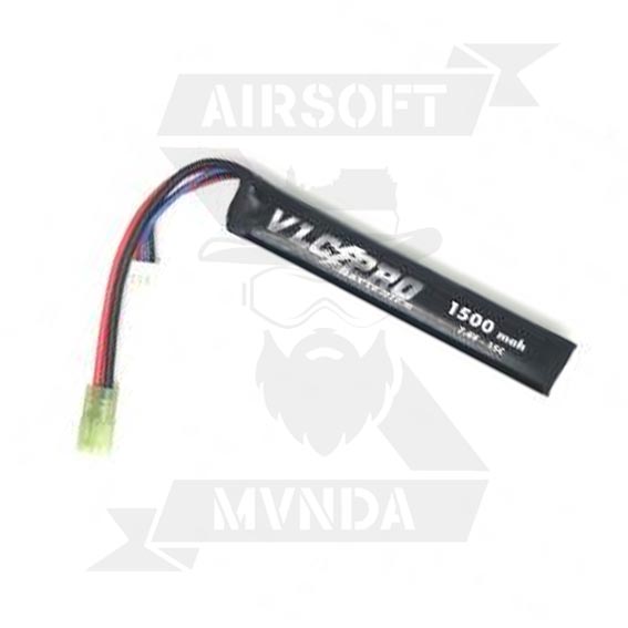 BATERIA VLC-PRO LIPO 7.4V 1500MAH 15C1STICK 