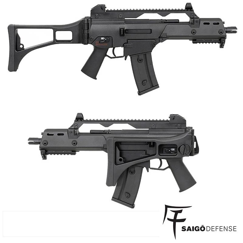FUSIL SAIGO DEFENSE G36 C AEG NEGRO - Imagen 6
