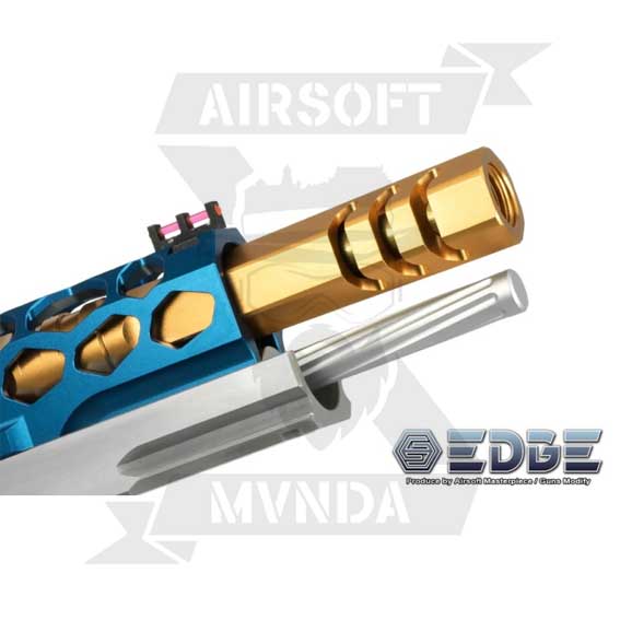 CA&Ntilde;ON EXTERNO 5.1 EDGE HEXA ALUMINIO DORADO - Imagen 2