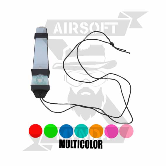 SE&Ntilde;AL LUMINOSA MULTICOLOR CON VELCRO NEGRA