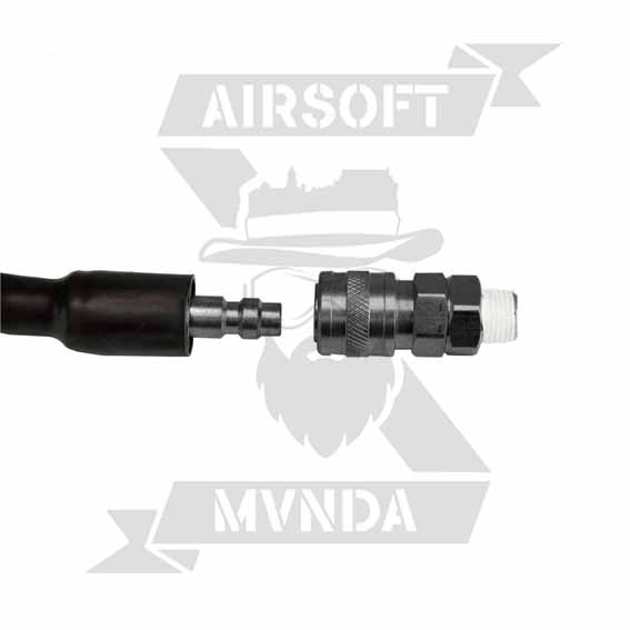 LINEA HPA BALYSTIK US ROJA + TETINA MACHO US + ACOPLADOR 1/8 NPT MACHO US - Imagen 2