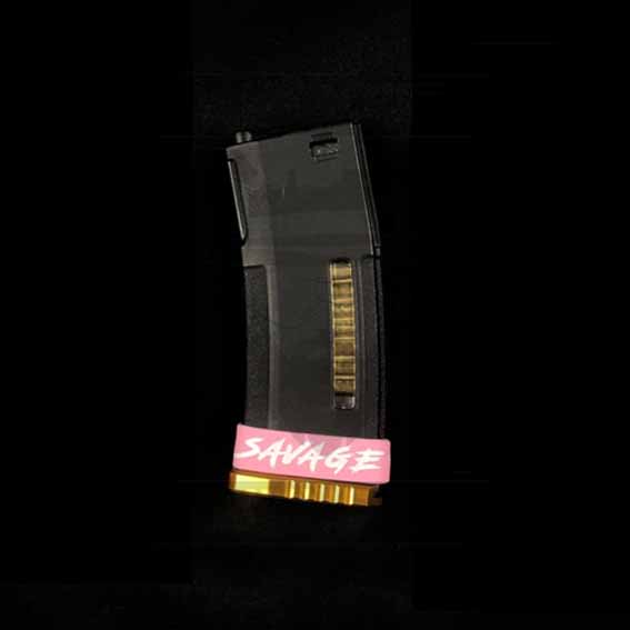 BANDA GOMA M4 SAVAGE ROSA BLANCA