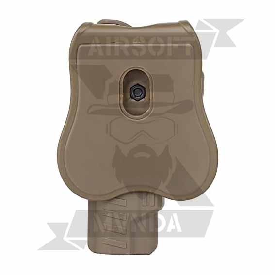 PISTOLERA RIGIDA 1911 TAN GB-44-T DIESTRO - Imagen 2