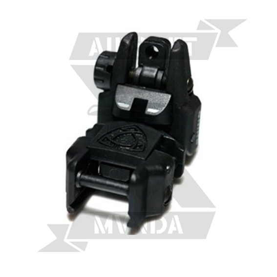 MIRA TRASERA RHINO PLEGABLE NEGRA