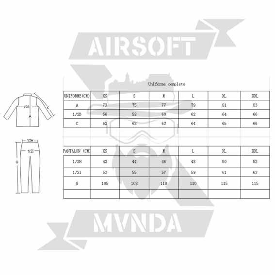 UNIFORME COMPLETO ACU (M) - Imagen 2