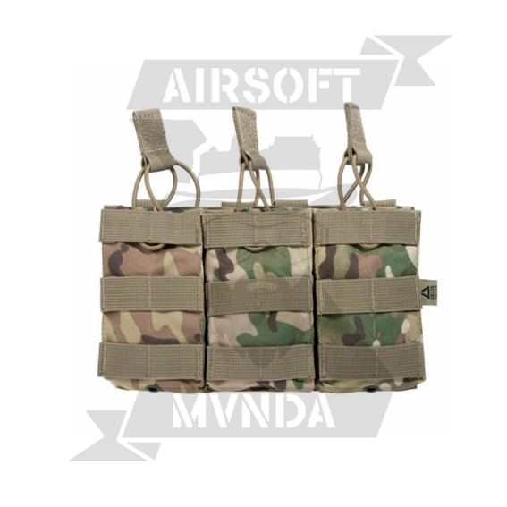 PORTACARGADOR TRIPLE M4 MULTICAM DELTA TACTICS
