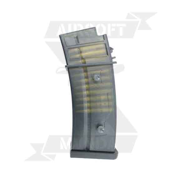 CARGADOR D-DAY VARIABLE-CAP G36 130/30bb TRASLUCIDO