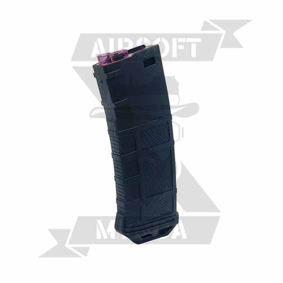 CARGADOR AMAROK MIDCAP M4 POLIMERO 250 BBS FAST FEED NEGRO/MORADO