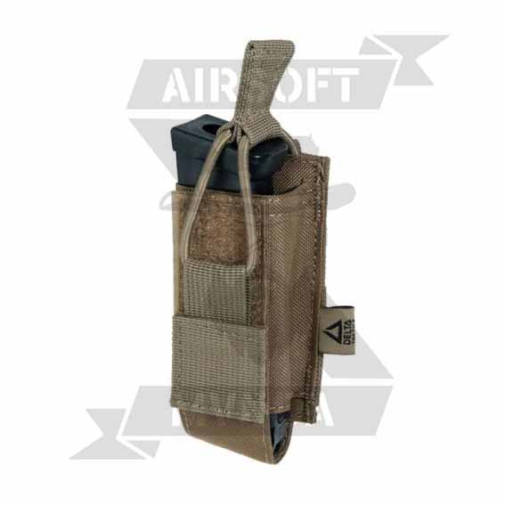 PORTACARGADOR PISTOLA DELTA TACTICS MOLLE TAN - Imagen 3