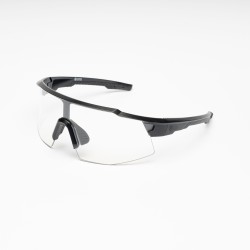 CONQUER GAFAS TYGOR EVO BLACK/TRANSPARENT