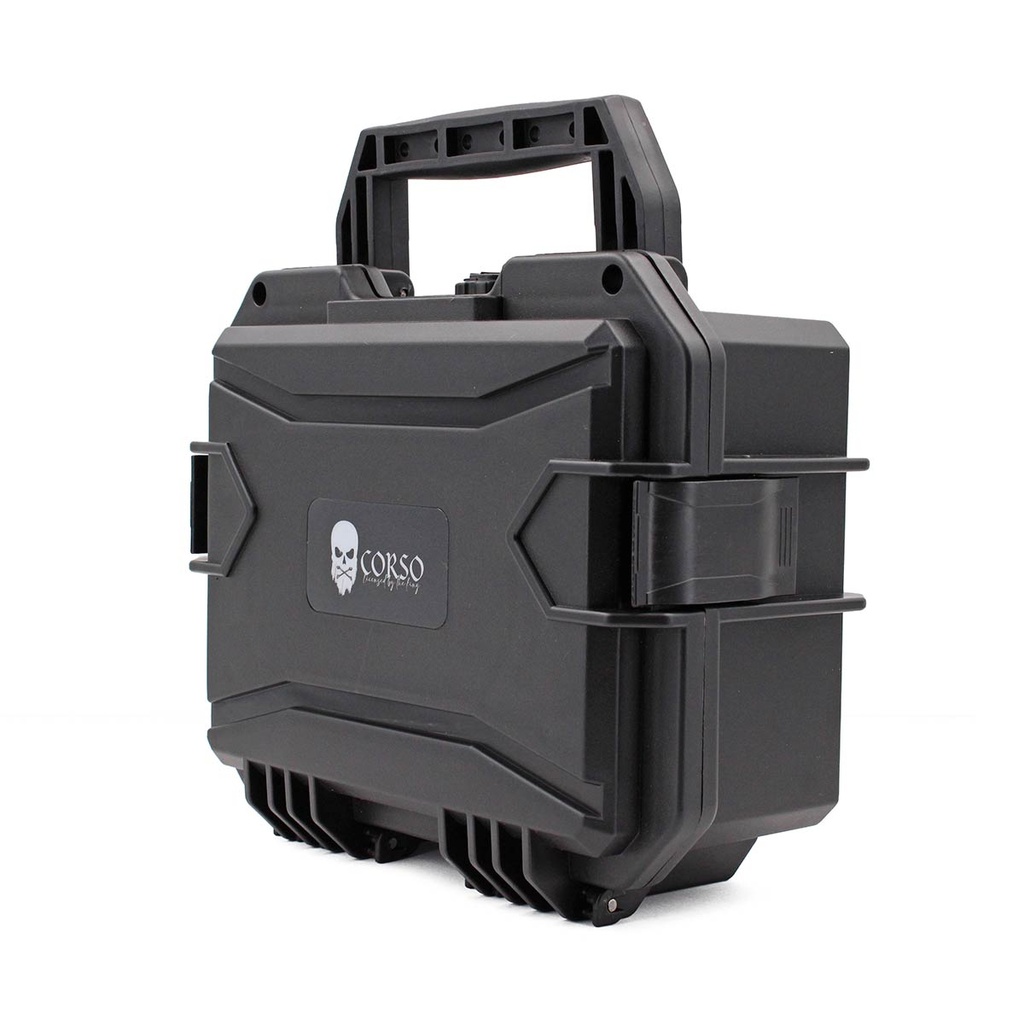 MALETIN CORSO PISTOLA RIGIDO CORSAIR 30CM NEGRO - Imagen 2