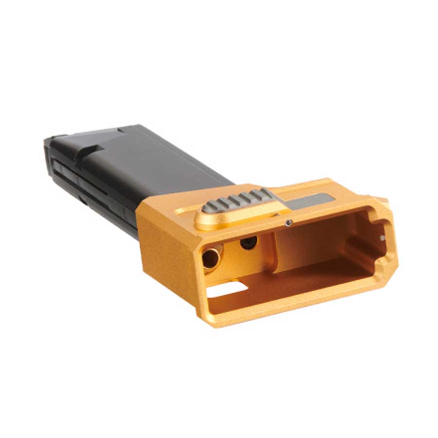 ADAPTADOR LANCER TACTICAL HPA PARA AAP AEG M4 DORADO - Imagen 3