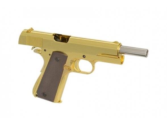 PISTOLA GOLDEN EAGLE 1911 DORADA - Imagen 2