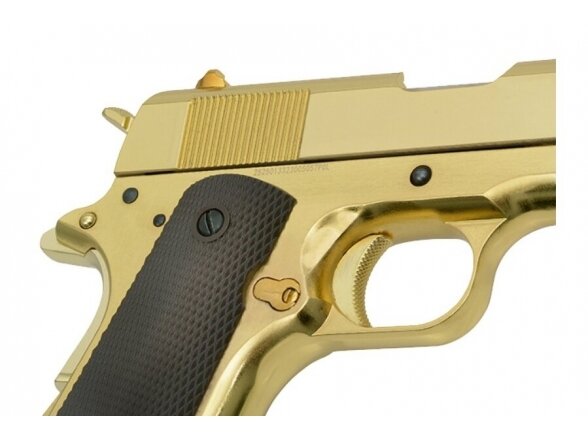 PISTOLA GOLDEN EAGLE 1911 DORADA - Imagen 4
