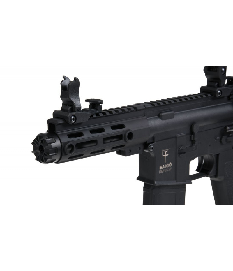 FUSIL SAIGO DEFENSE RONIN AEG COMBO NEGRA - Imagen 6