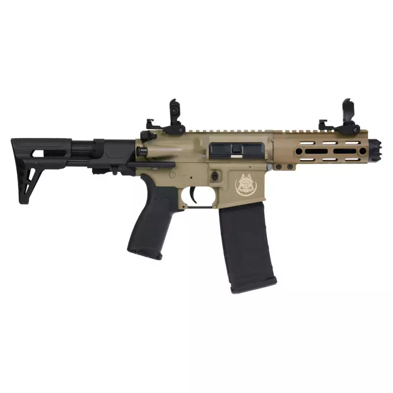 FUSIL SAIGO DEFENSE RONIN AEG COMBO TAN - Imagen 2