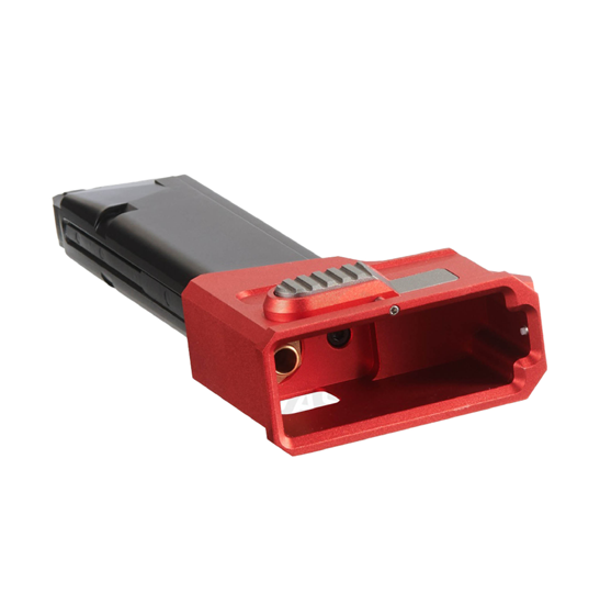 ADAPTADOR HPA LANCER TACTICAL ALUMINIO PARA HI-CAPA 5.1 ROJO - Imagen 3