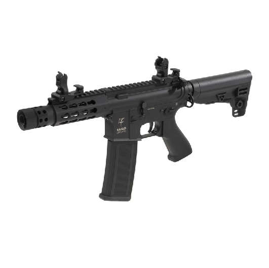 FUSIL KENJI SHORT SAIGO DEFENSE AEG  NEGRA - Imagen 3