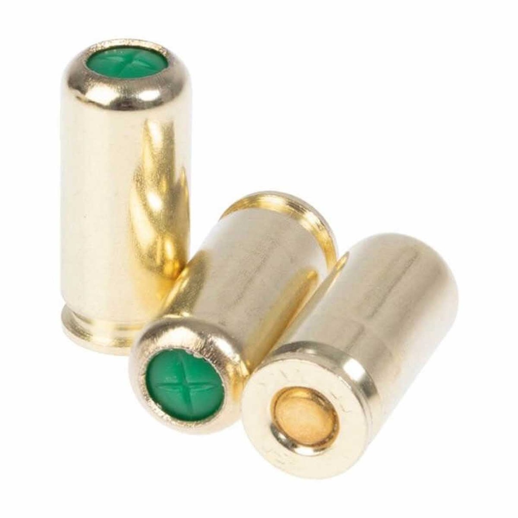 BALAS DETONADORAS FOGUEO KAISER 9MM 50PCS DORADA - Imagen 4