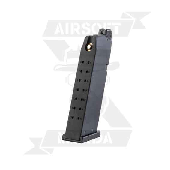 CARGADOR PISTOLA KJW GAS KP17/18 NEGRO - Imagen 2