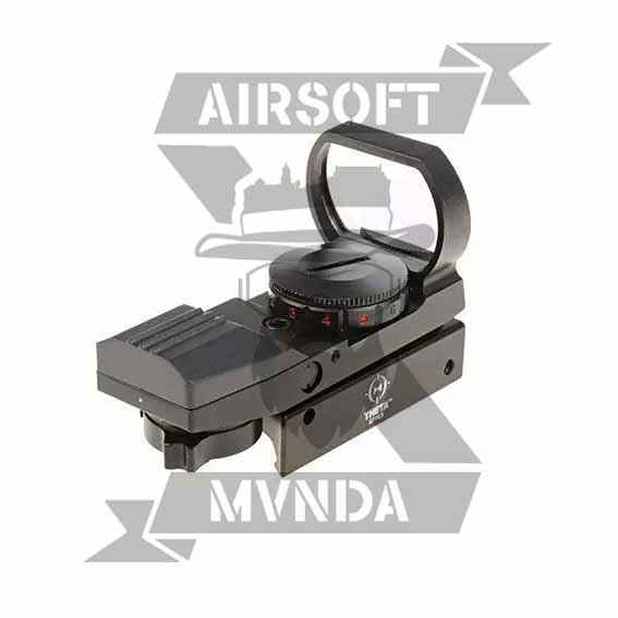 VISOR RED DOT THETA OPTICS OPEN REFLEX NEGRO - Imagen 3