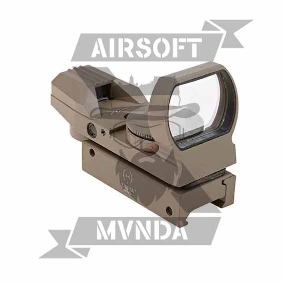 VISOR RED DOT THETA OPTICS OPEN REFLEX TAN - Imagen 2