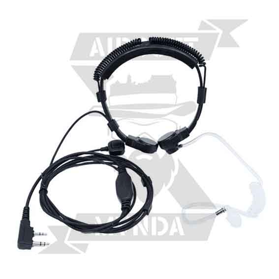 LARINGOFONO CON PTT DE KENWOOD