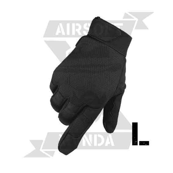 GUANTES T&Aacute;CTICOS A9 NEGRO (L)