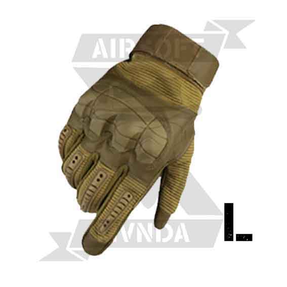 GUANTES TACTICOS PROTECCION NUDILLO EXTRA TAN L