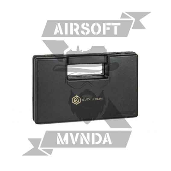 MALETIN EVOLUTION PISTOLA CUADRADO NEGRO (27x17x6)