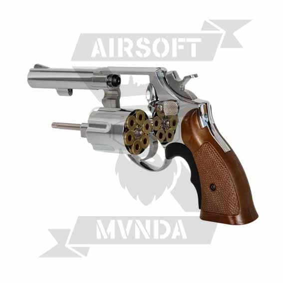 REVOLVER HFC HG-131 GAS SILVER - Imagen 3