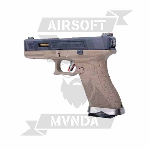 PISTOLA WE G17 FORCE GAS TAN CA&Ntilde;ON DORADO  - Imagen 4