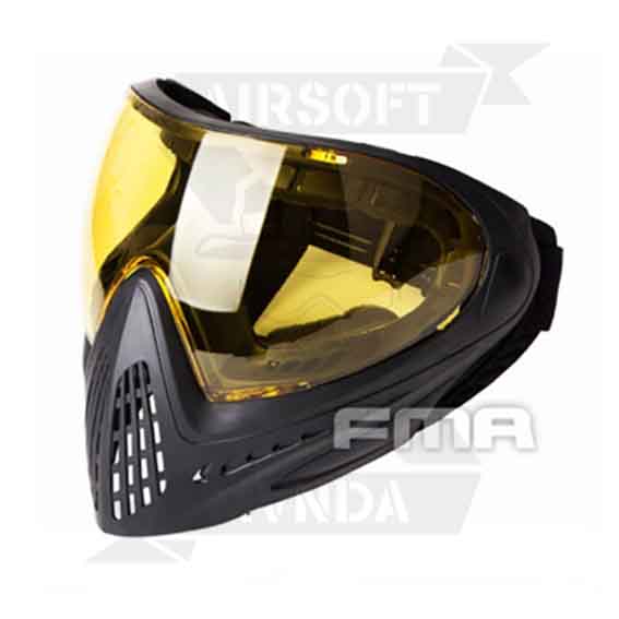 MASCARA FULL FACE FMA NEGRA LENTE AMARILLA