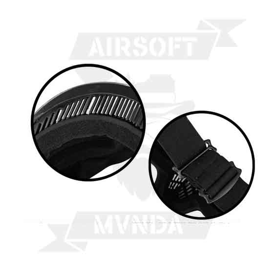 MASCARA FULL FACE FMA NEGRA LENTE AMARILLA - Imagen 2