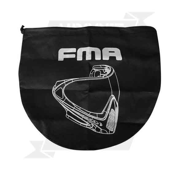 MASCARA FULL FACE FMA NEGRA LENTE TRANSPARENTE - Imagen 3