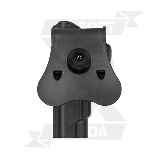 PISTOLERA AMOMAX RIGIDA 1911 DIESTRO NEGRA - Imagen 2