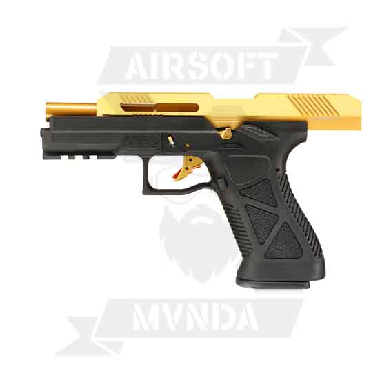 PISTOLA HFC AG-17 GAS GOLD - Imagen 4